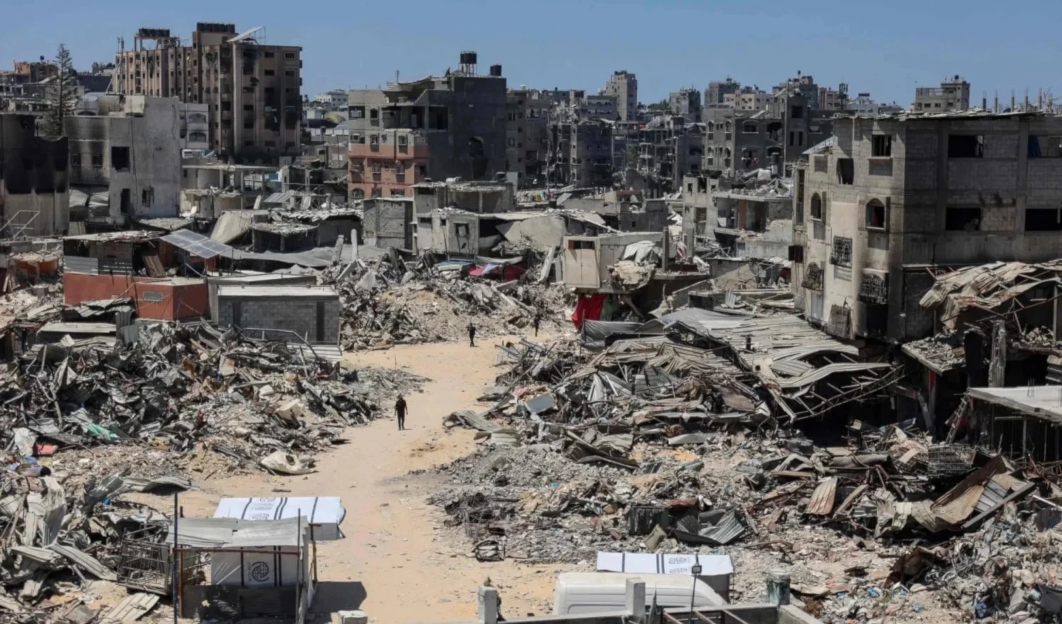 "Israel" destruye las edificaciones de la Franja de Gaza y acaba con la vida de los palestinos.