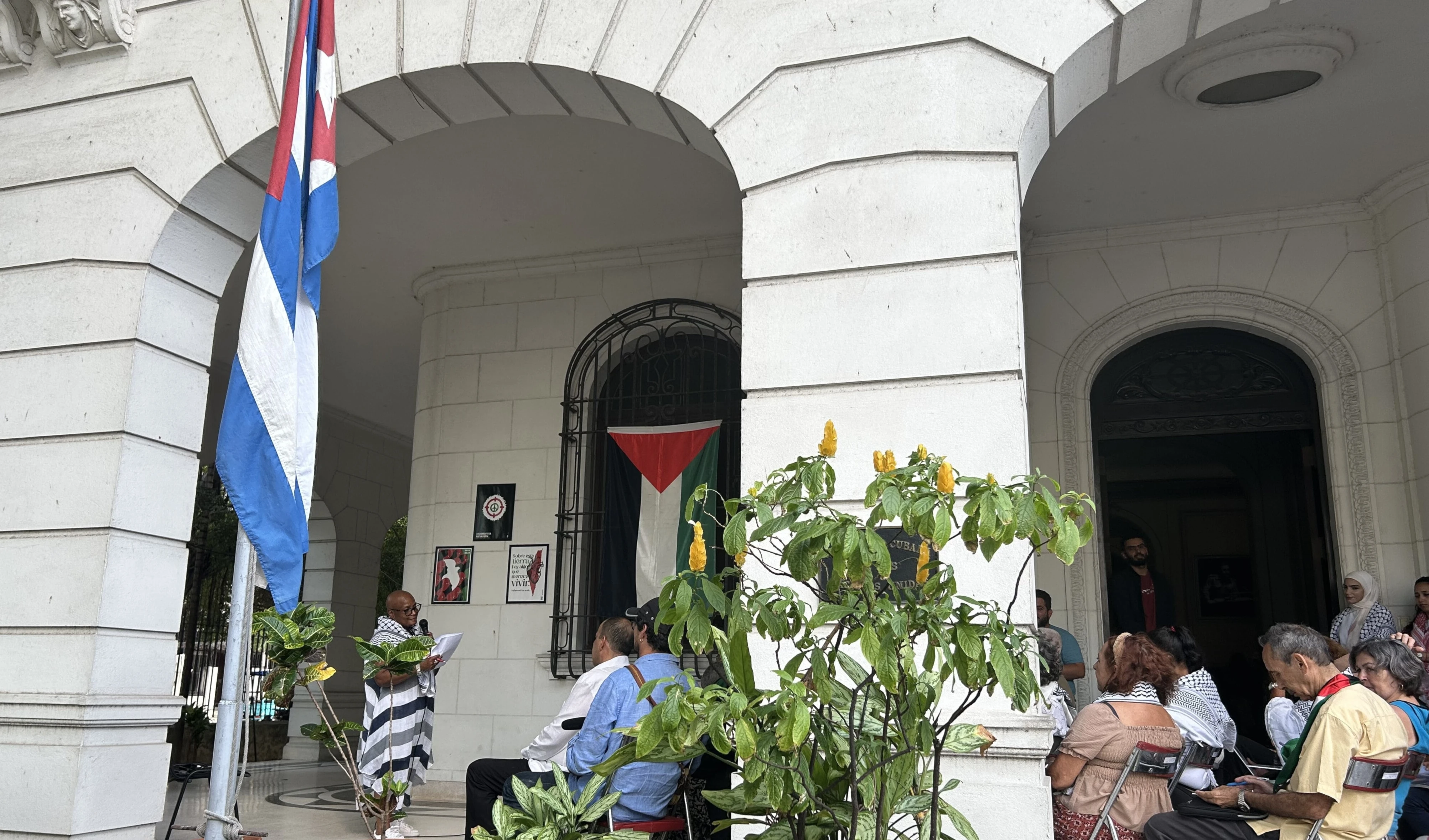 Solidaridad de Cuba con Palestina: voces de apoyo desde La Habana.