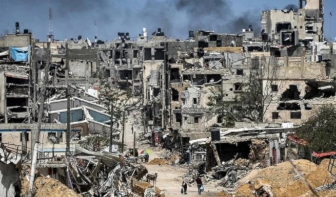 Fuerzas israelíes bombardearon varios puntos de la Franja de Gaza. Foto: AFP Fuerzas israelíes bombardearon varios puntos de la Franja de Gaza. Foto: AFP