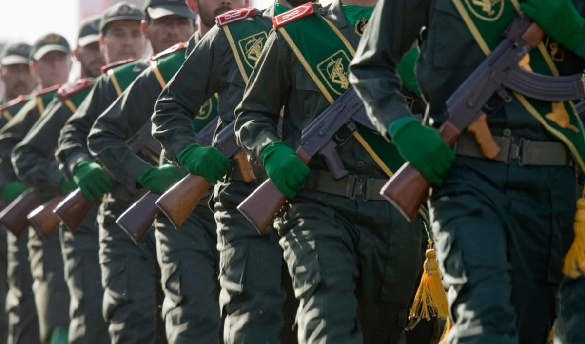 Efectivos del Cuerpo de la Guardia Revolucionaria Islámica de Irán. Efectivos del Cuerpo de la Guardia Revolucionaria Islámica de Irán.