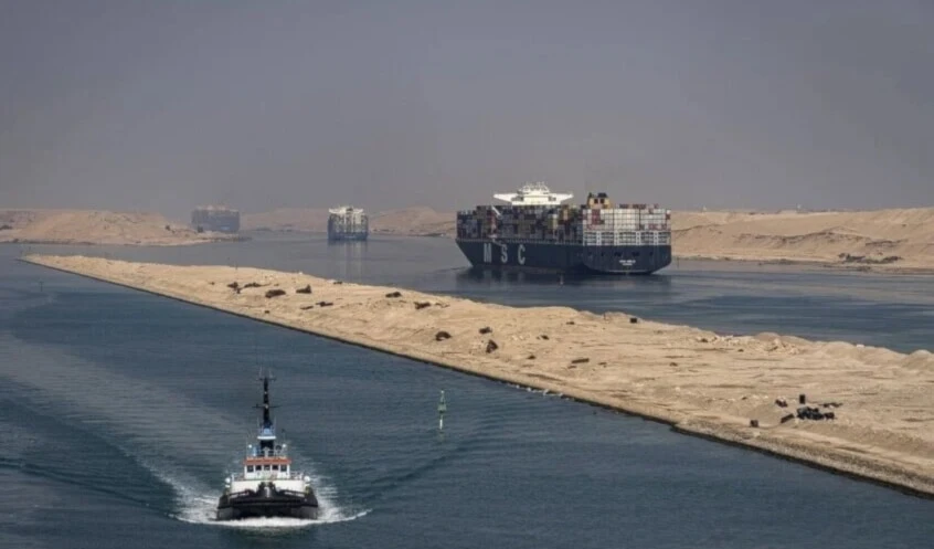 Canal de Sue conecta el Mediterráneo y el mar Rojo (Foto: Agencias)