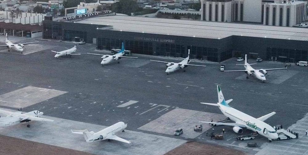 Aeropuerto de Mogadiscio en Somalia