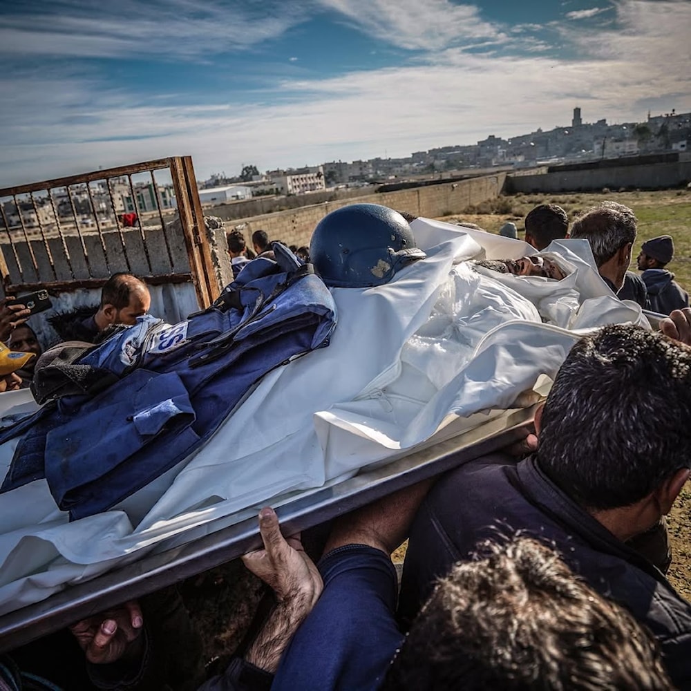 “Israel” asesinó a 15 periodistas palestinos en Gaza en 2025.