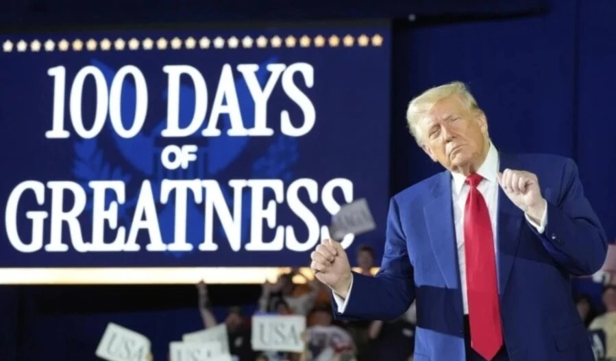 Trump promete salvar el “sueño americano” en mitin en Michigan