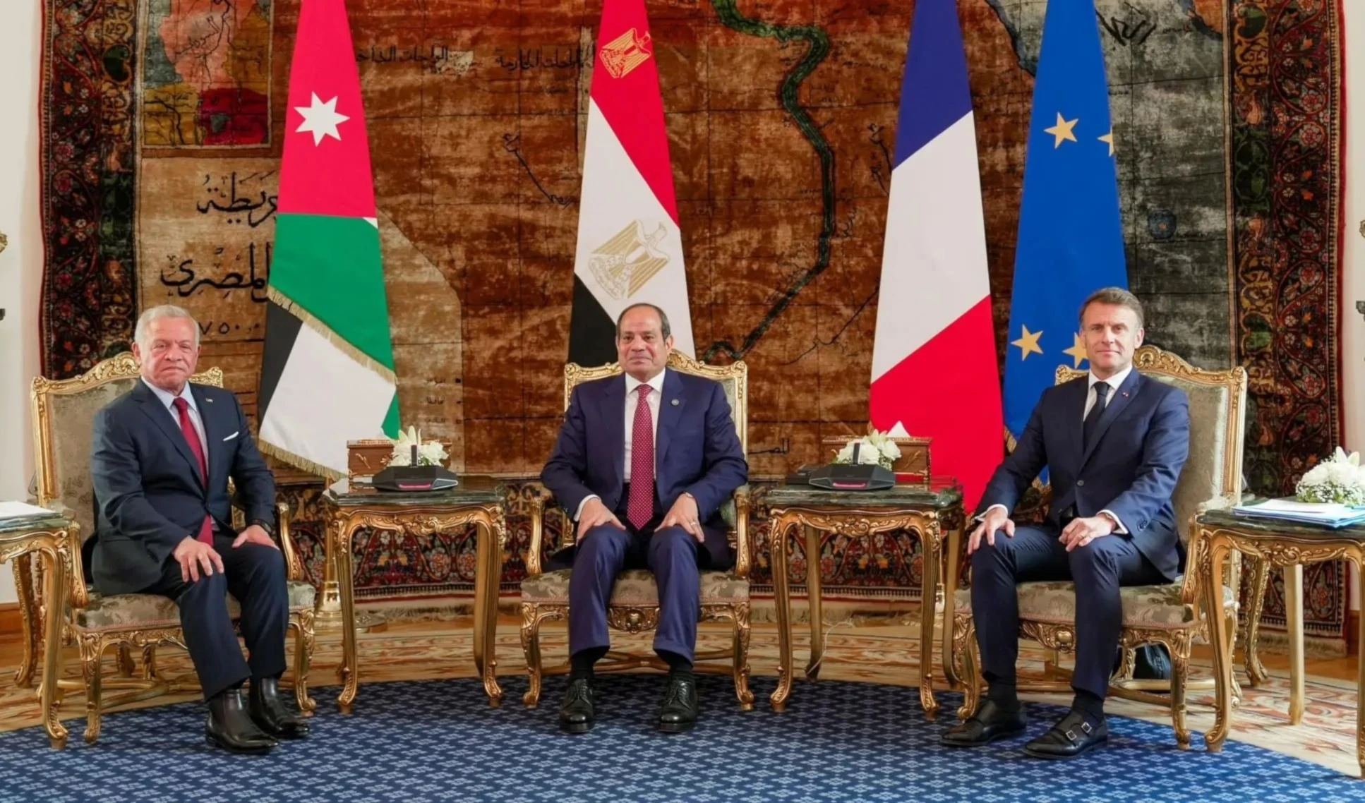 Egipto, Francia y Jordania piden un alto el fuego inmediato en Gaza y la protección de los palestinos Egipto, Francia y Jordania piden un alto el fuego inmediato en Gaza y la protección de los palestinos