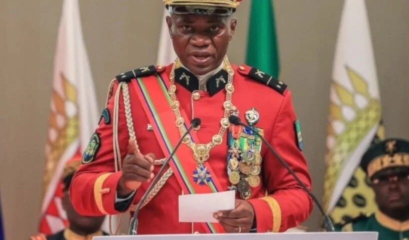 El líder de la junta militar de Gabón, Brice Oligui Nguema El líder de la junta militar de Gabón, Brice Oligui Nguema