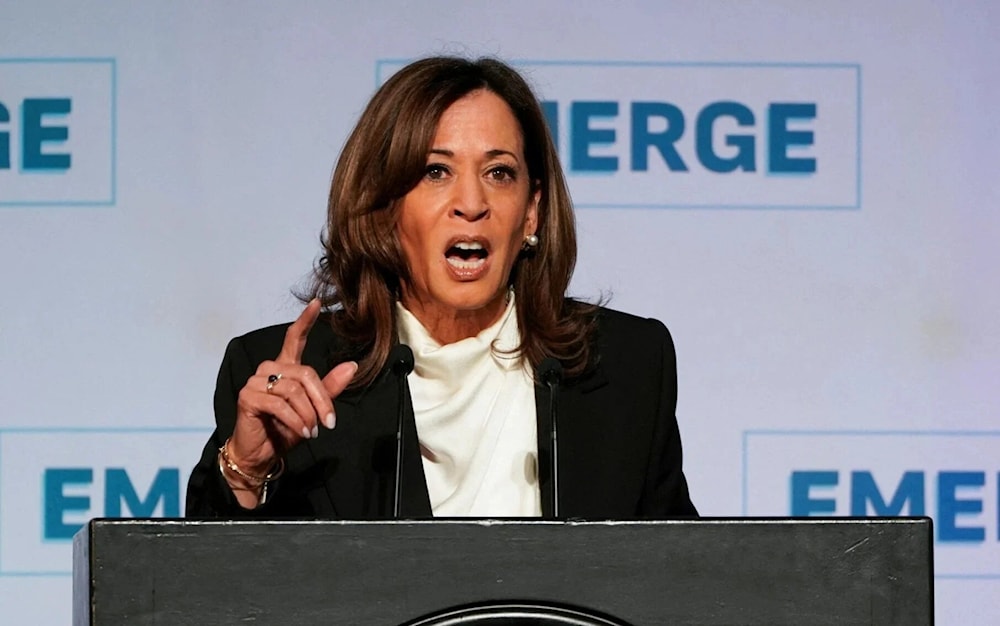 Kamala Harris saluda públicamente a los críticos de Donald Trump