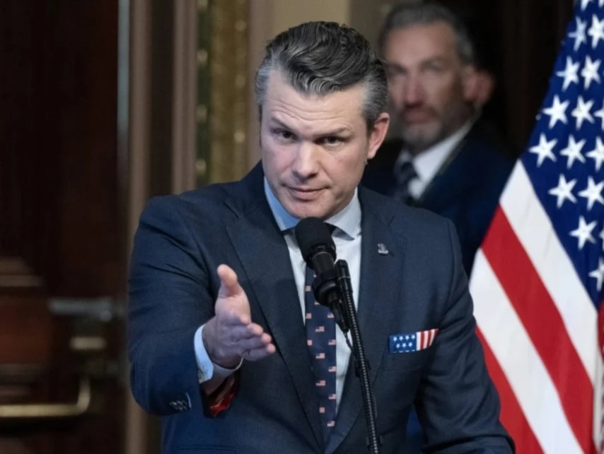 El secretario de Defensa de Estados Unidos, Pete Hegseth. 