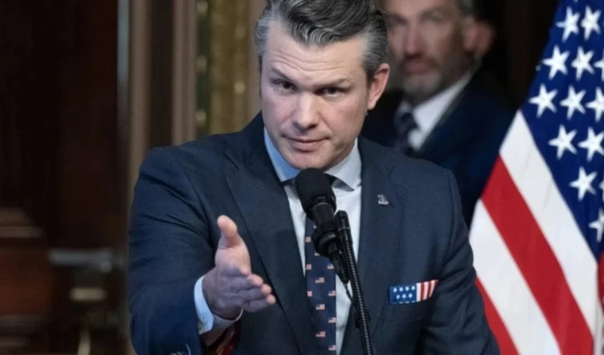 El secretario de Defensa de Estados Unidos, Pete Hegseth.