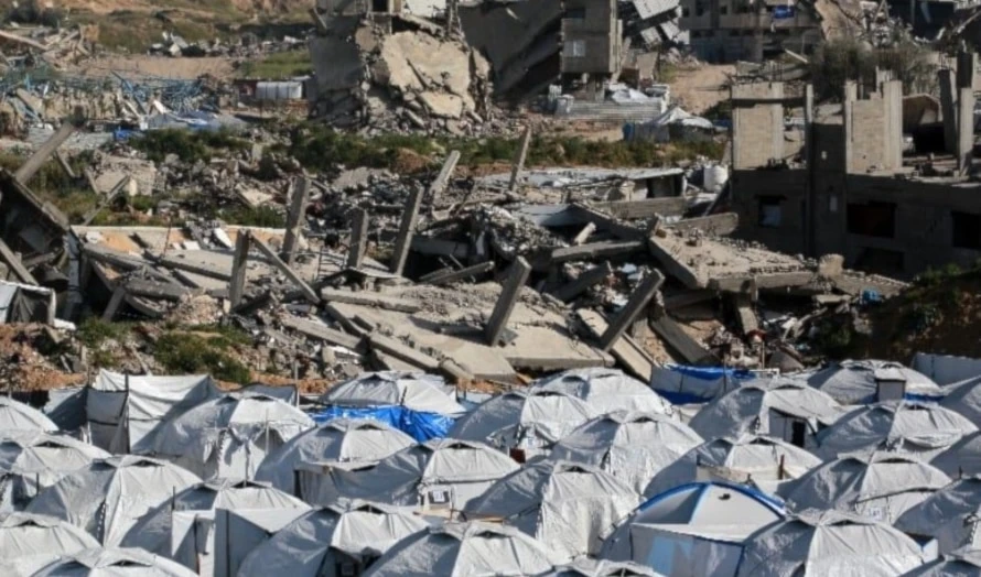 Tiendas de campaña de desplazados en la Franja de Gaza (Foto: Archivo)