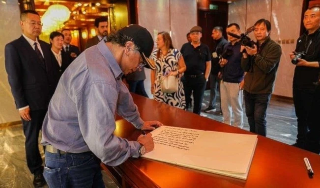 Petro confirmó que su país firmará la Ruta de la Seda (Foto: Presidencia Colombia)