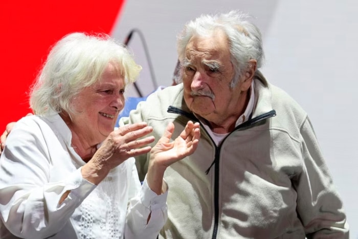 La vida compartida de Pepe Mujica y Lucía Topolansky. Foto: EFE. 