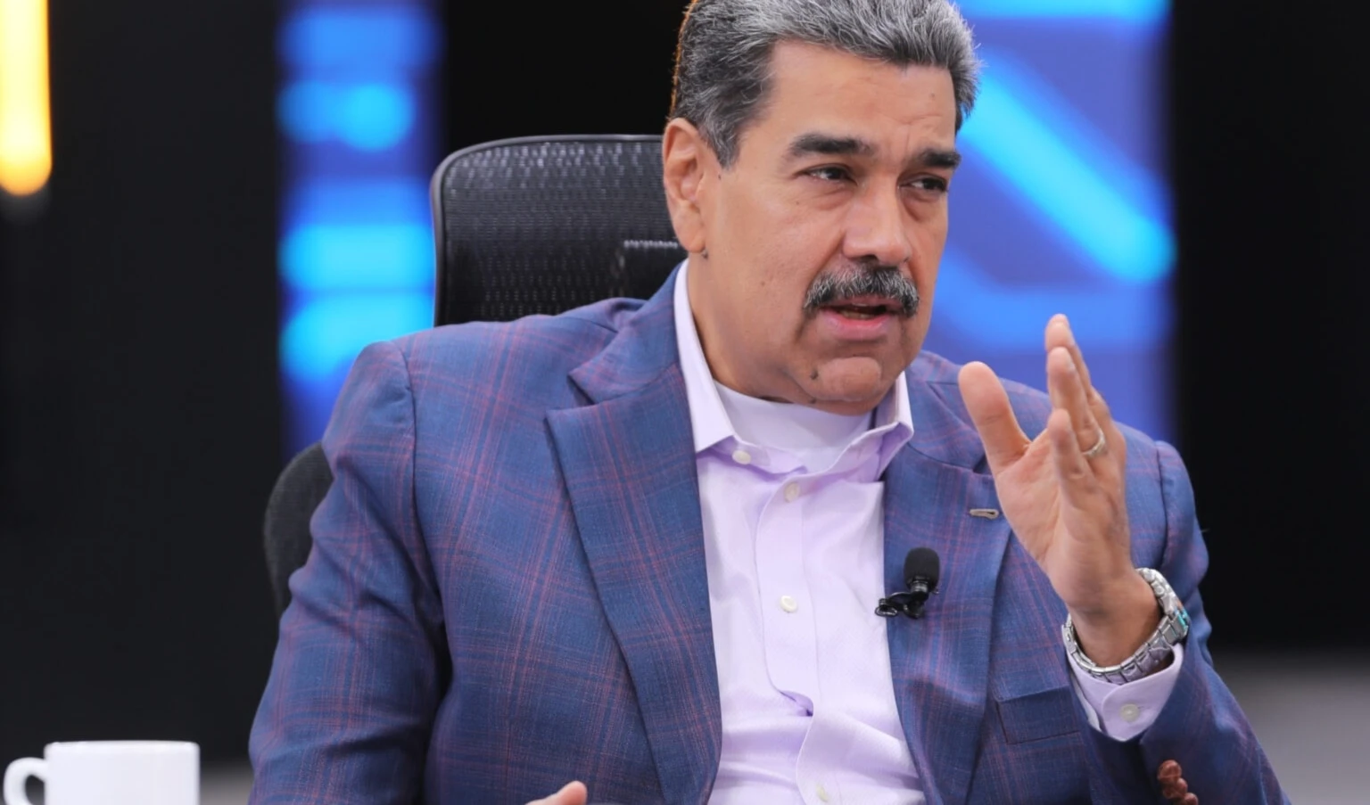 El presidente de Venezuela, Nicolás Maduro, durante la emisión 79 de su programa Con Maduro + .