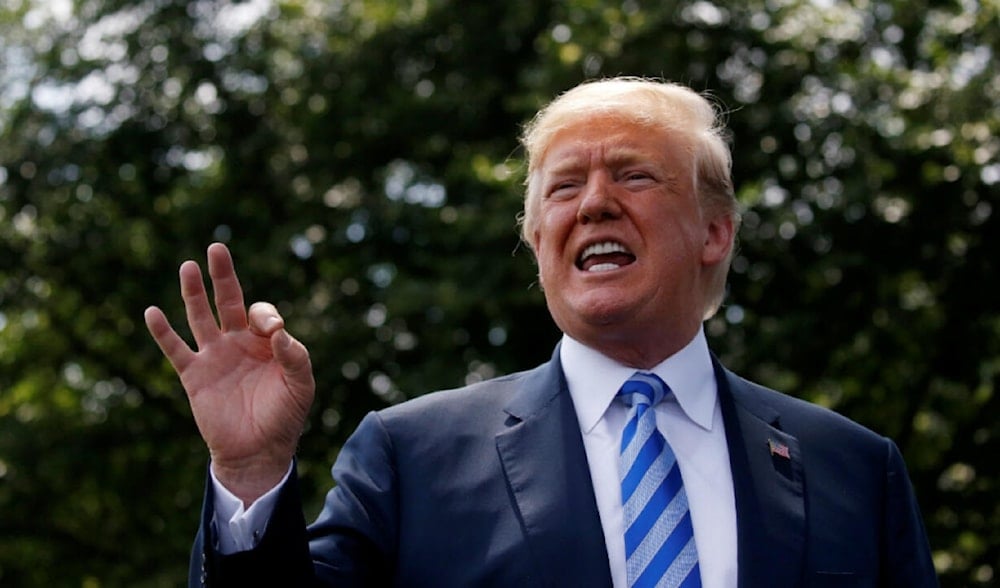 El presidente de EE. UU., Donald Trump.