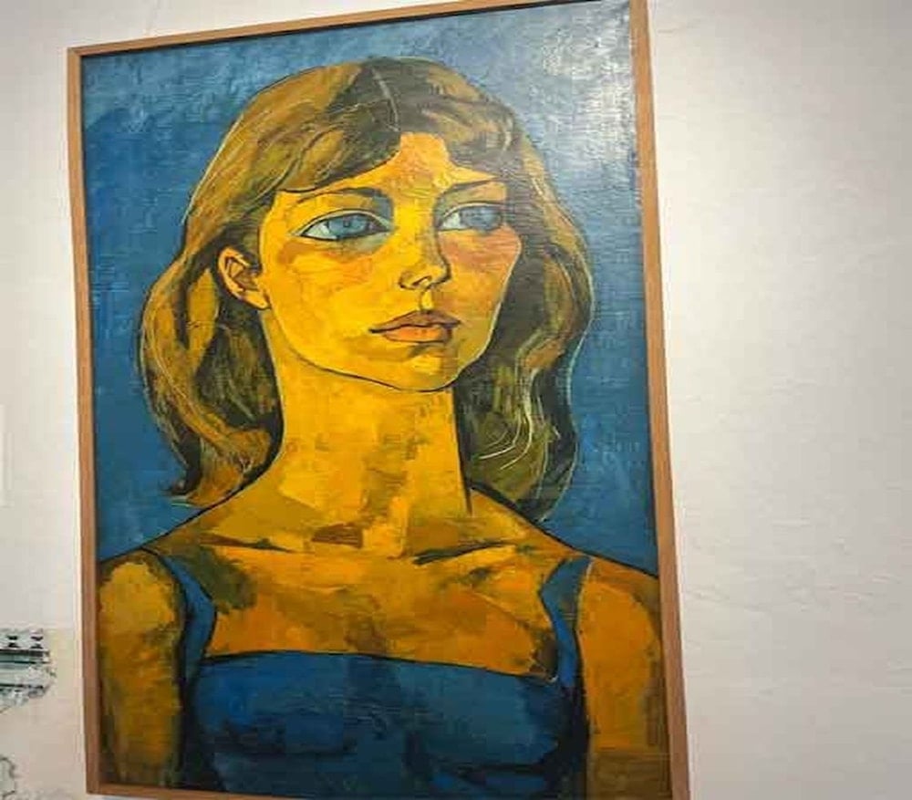 Princesa Carolina de Mónaco por Oswaldo Guayasamín 