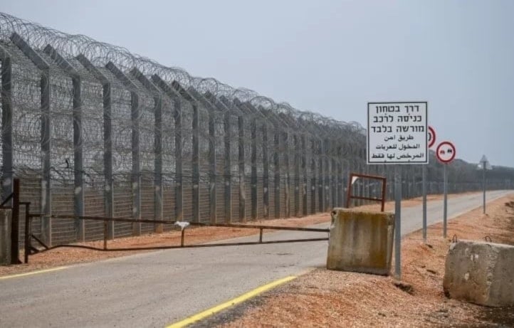 Valla de separación en la Palestina ocupada. 