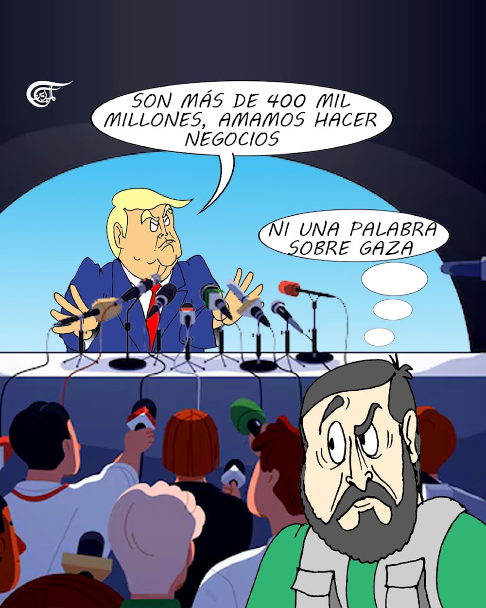 Trump en el Golfo: Contratos, c&aacute;maras y silencios