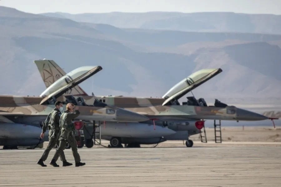 Base aérea israelí al sur de Palestina ocupada.