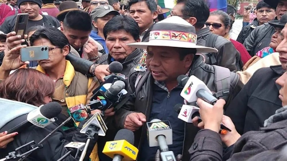 El secretario general de la Confederación de Campesinos de Bolivia, Pedro Llanque, convocó a sus bases a organizarse para las movilizaciones.