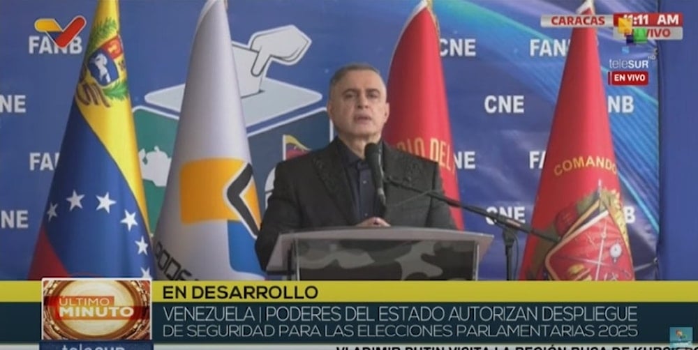 El Fiscal General, Tarek William Saab, en el inicio del despliegue del Plan República.