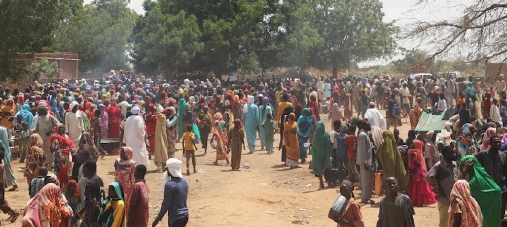 Refugiados sudaneses en la región fronteriza de Adré, entre Chad y Sudán