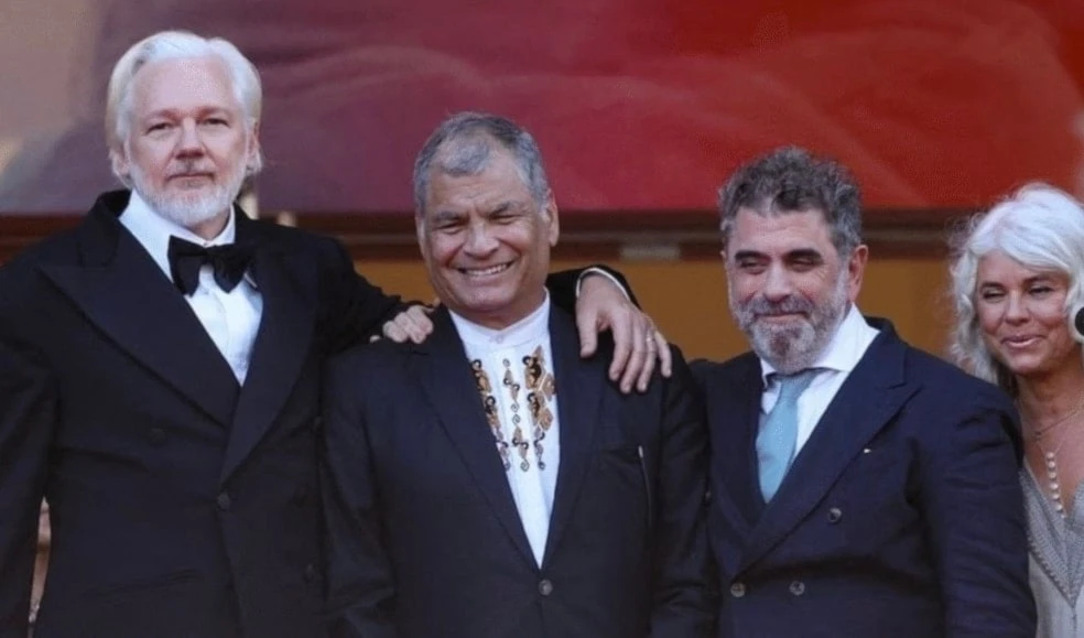 Documental reune a Rafael Correa y Julian Assange en Cannes