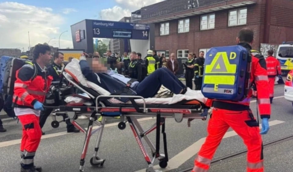 Doce heridos en ataque con arma blanca en la estación de tren de Hamburgo