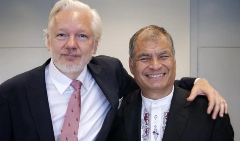 Documental reune a Rafael Correa y Julian Assange en Cannes