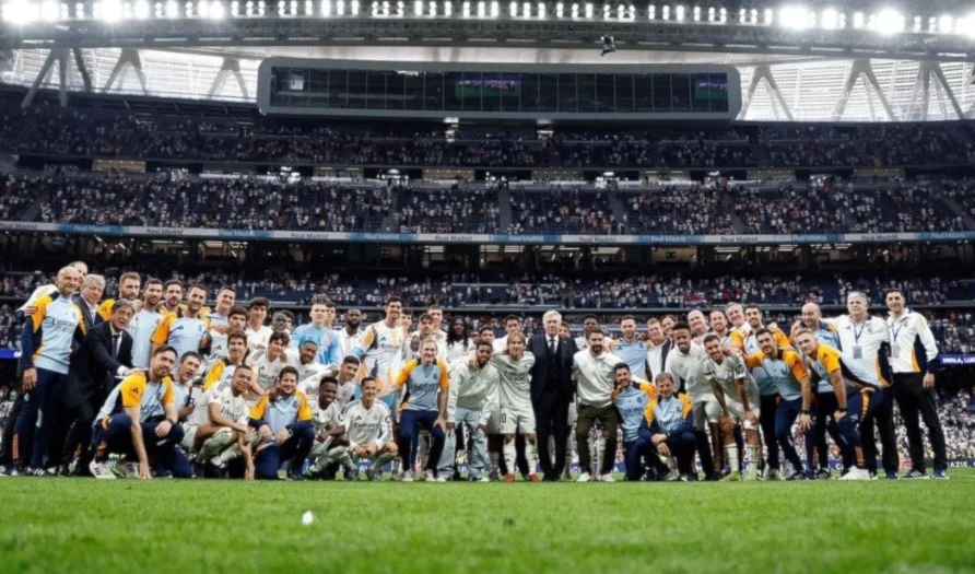 Triunfo del Real Madrid en el Bernabéu: Despedida de dos leyendas. Foto: Real Madrid. Triunfo del Real Madrid en el Bernabéu: Despedida de dos leyendas. Foto: Real Madrid.