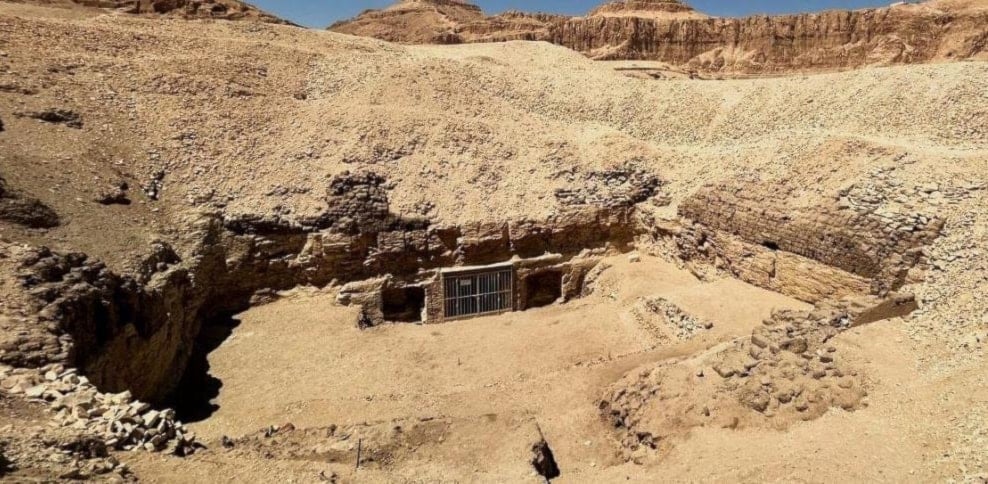 Antigua tumba. Foto: Ministerio de Turismo y Antigüedades de Egipto