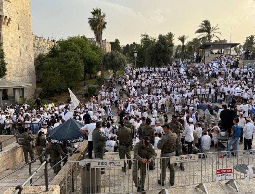 ​Incursión israelí en Jerusalén ocupada marca inicio de Marcha de Banderas (Foto: Redes sociales)