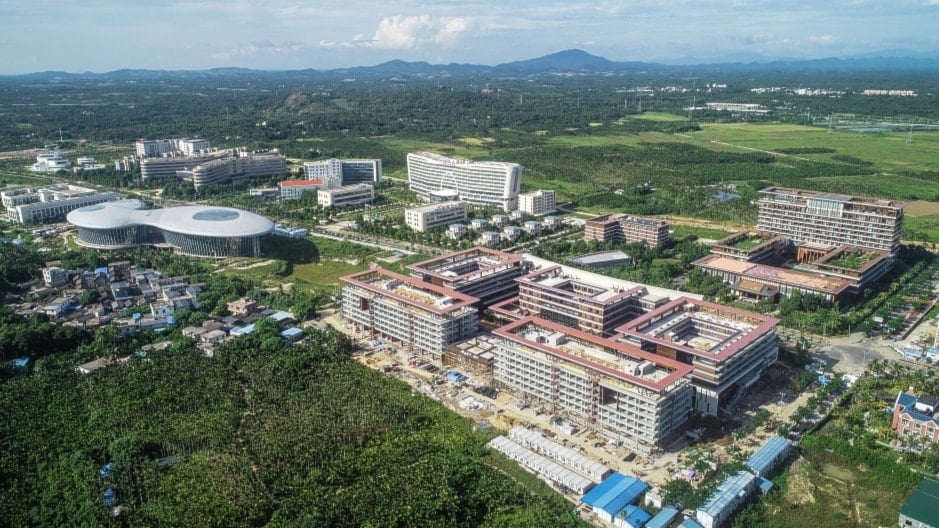 Zona turística en China es centro de terapias sanitarias. Foto: CGTN. 