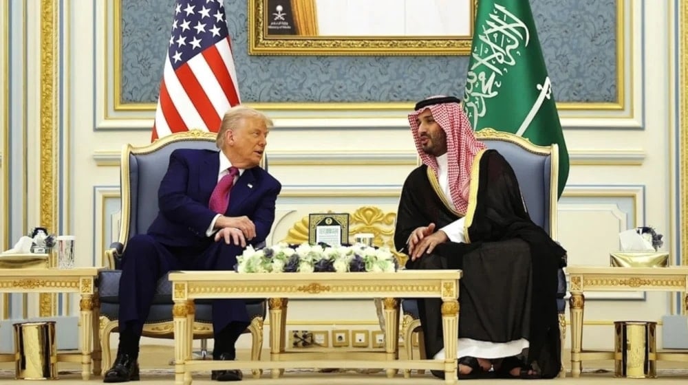 Último encuentro entre Trump y Bin Salman en Riad, Arabia Saudita.