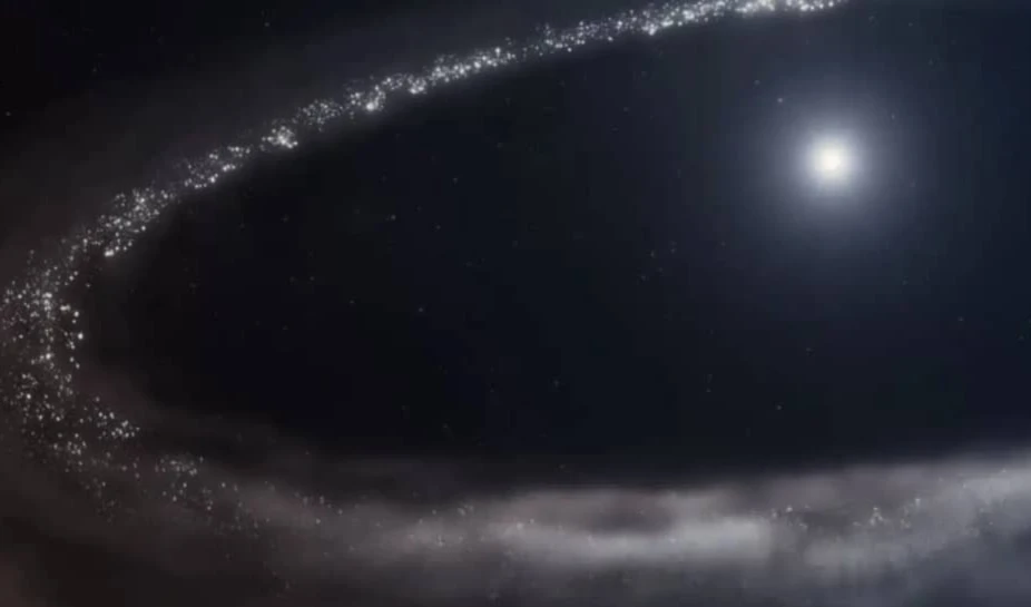 ¿Un entorno habitable? Hallan hielo más allá del sistema solar