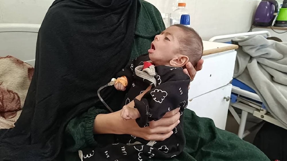 El niño palestino Janan Al-Skafi, horas antes de su martirio.