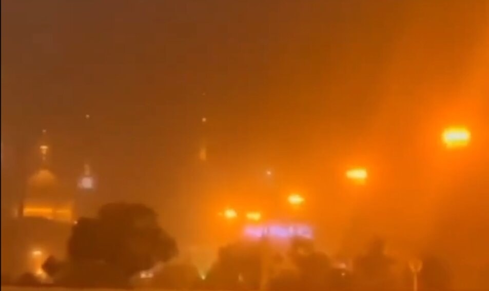 De la tormenta de arena que azotó Irán (Agencias iraníes)