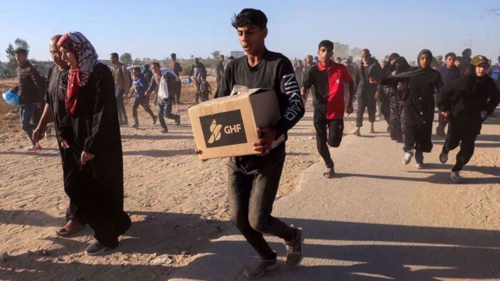 El caos impera en las primeras distribuciones de la organización, respaldada por Estados Unidos e Israel. Foto: Reuters