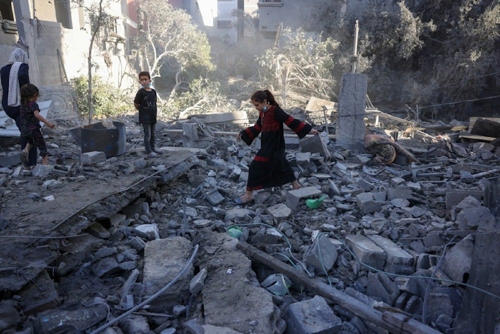Destrucción dejada tras el bombardeo al campamento de Jabalia. (Foto: AFP) 