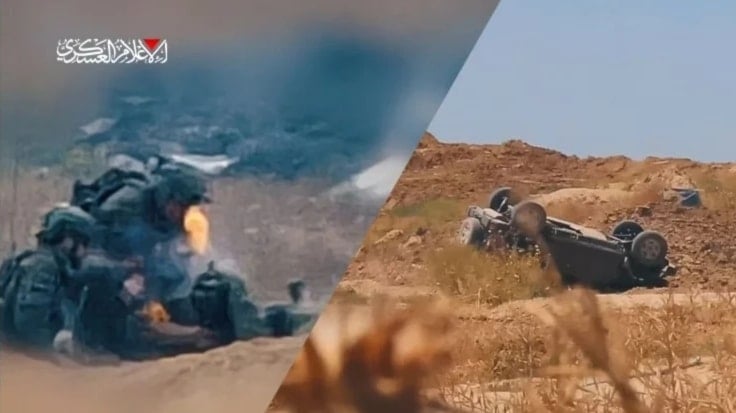 Una emboscada anterior de las Brigadas Al-Qassam en Gaza. 