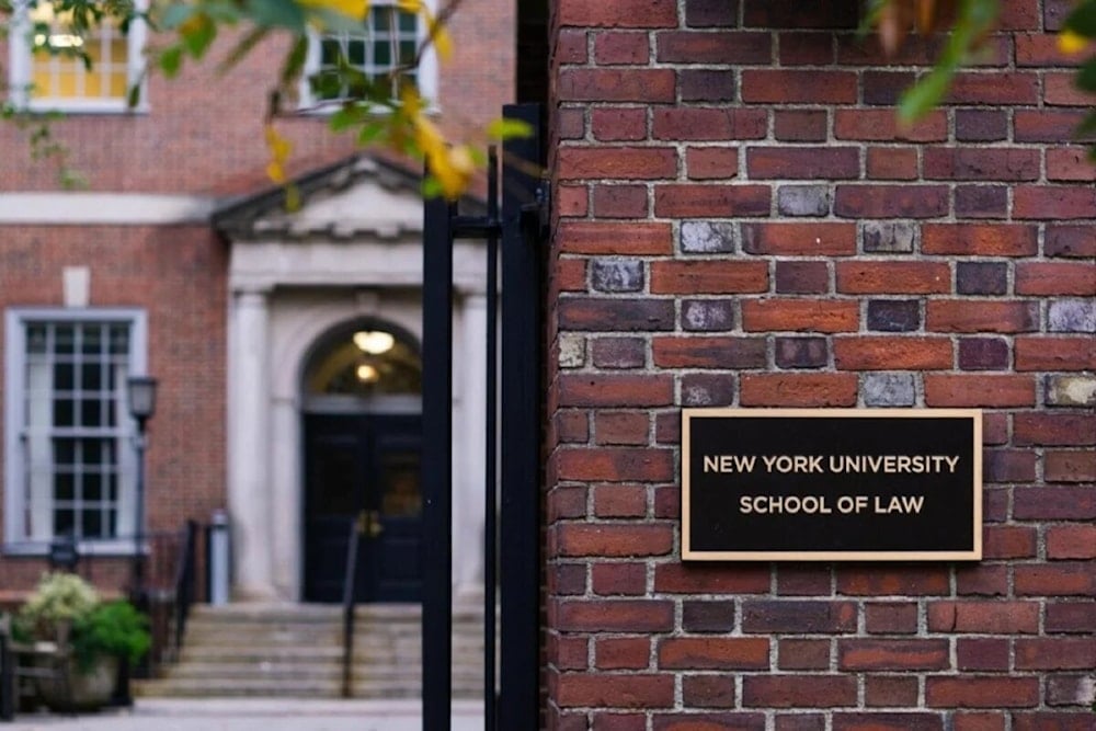 La Universidad de Nueva York amenaza con suspender los exámenes de los estudiantes de Derecho por las manifestaciones a favor de Gaza.