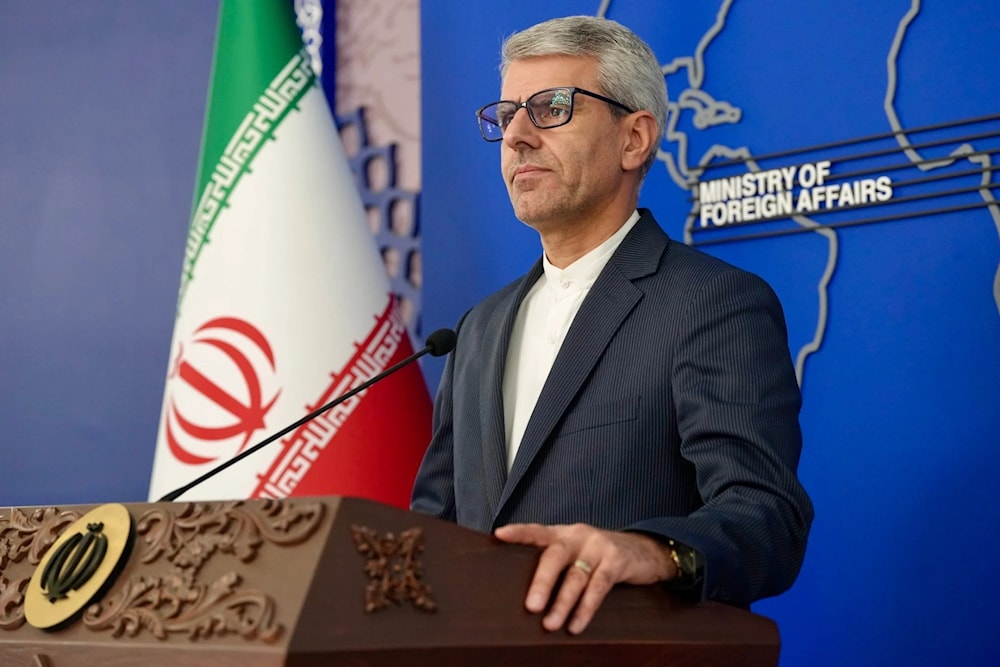 El portavoz del Ministerio de Exteriores de Irán, Esmail Baghaei.