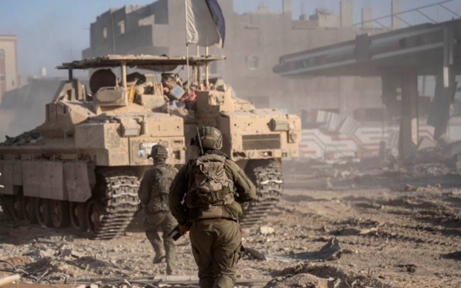 Fuerzas de la ocupación israelí en la Franja de Gaza.