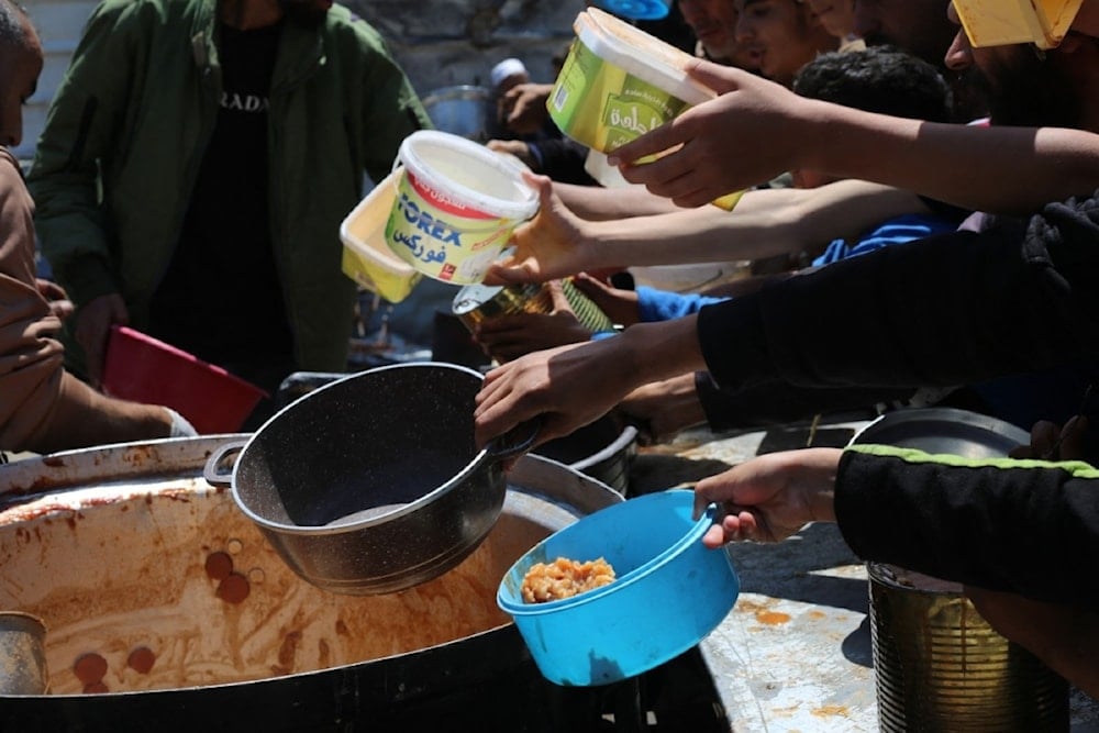 Una cocina benéfica en el campamento de refugiados en Nuseirat, Franja de Gaza.