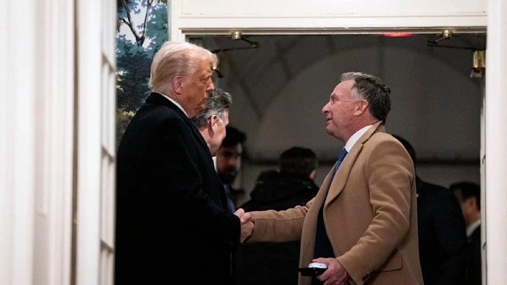Encuentro entre el presidente Trump y el enviado para Medio Oriente, Steve Witkoff.