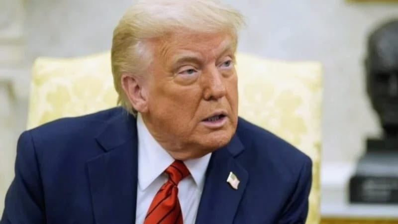 Donald Trump en la Oficina Oval de la Casa Blanca. 6 de mayo de 2025.