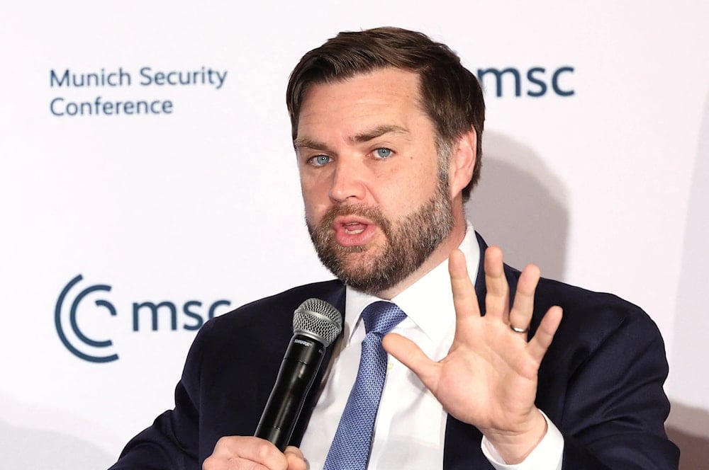  J.D. Vance interviene en un evento organizado por la Conferencia de Seguridad de Múnich en Washington. 7 de mayo de 2025 (Foto: Reuters).
