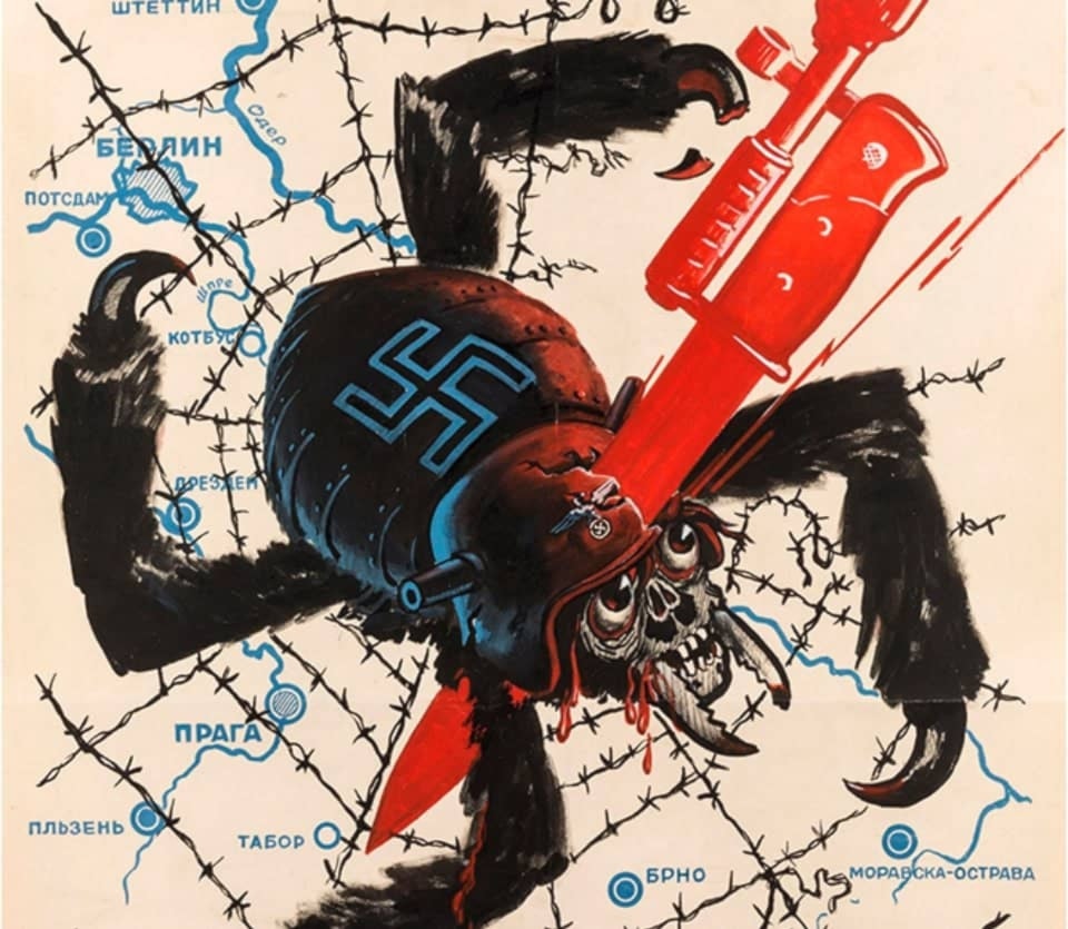 Muestras del arte soviético durante la Gran Guerra Patria. Imagen: Tomada de La Iguana TV.