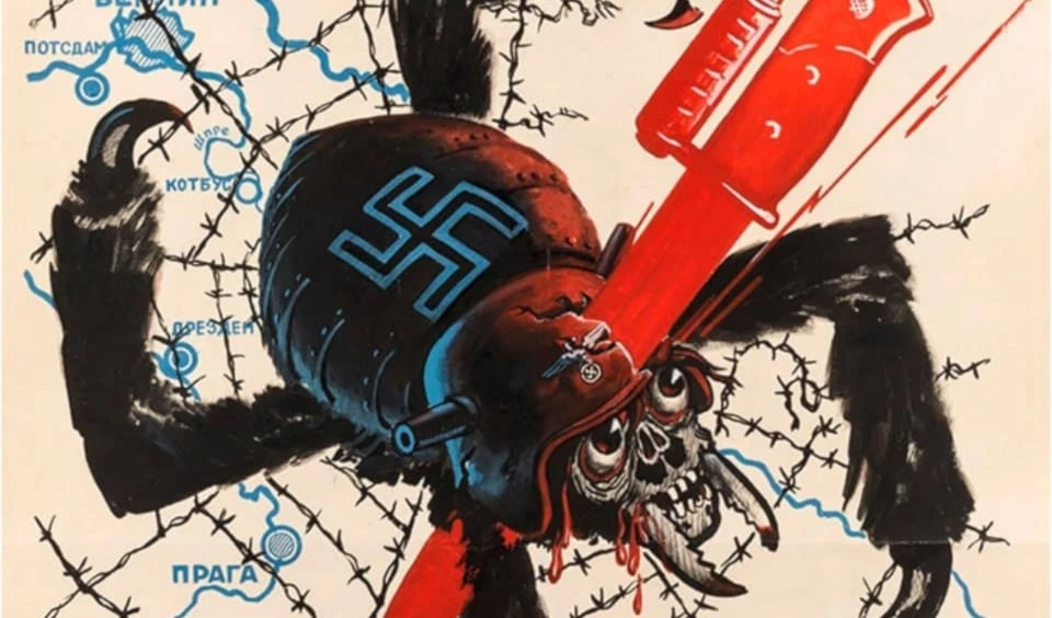 Muestras del arte soviético durante la Gran Guerra Patria. Imagen: Tomada de La Iguana TV.