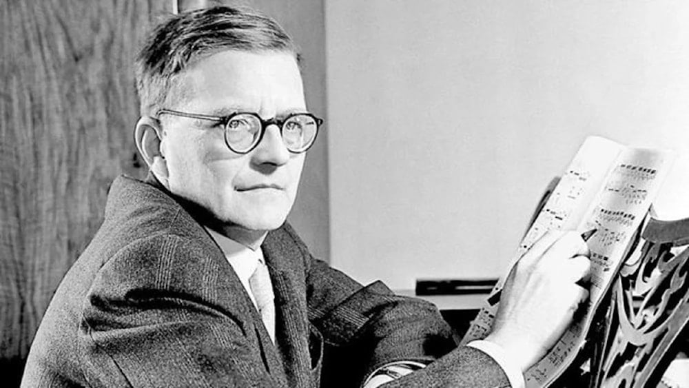Compositor Dmitri Shostakóvich autor de la sinfonía Leningrado. 