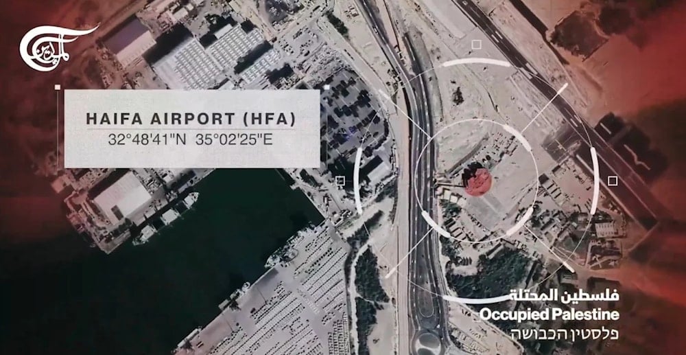 Un vídeo publicado identifica los nombres y coordenadas de todos los aeropuertos en la Palestina ocupada. (Foto: Prensa militar yemenita)